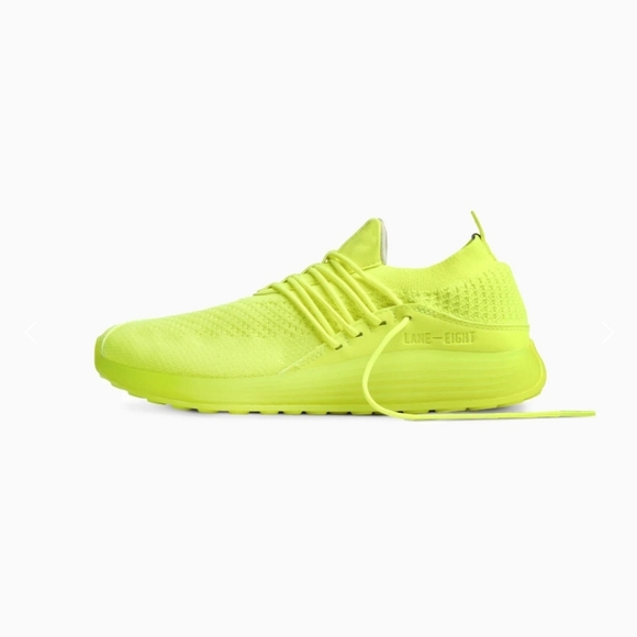 Lane Eight Women's Trainer AD 1Electric Yellow Size 6.5 - Picture 2 of 16